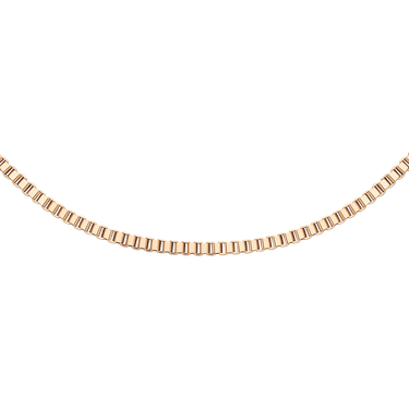 Daniel Wellington Elan Box Chain Necklace Short Rose Gold