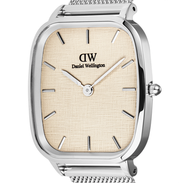 Daniel Wellington Marlon Sterling Linen Watch