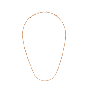 Daniel Wellington Elan Twisted Chain Necklace Short Rose Gold