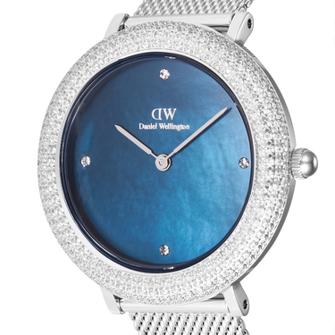 Daniel Wellington Crystalline Bezel Sterling Blue Watch
