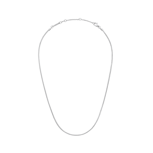 Daniel Wellington Elan Flat Chain Necklace Short Silver