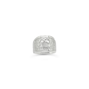 Ichu Silver Combination Curve Ring - MR30603 | Ice Jewellery Australia