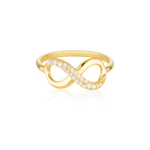 Georgini Forever Infinity Ring - Gold -  IR423G | Ice Jewellery Australia