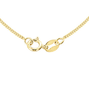 Ice Jewellery 9K Yellow Gold 30 Diamond Cut Adjustable Curb Chain 41cm-46cm - 1.13.0040 | Ice Jewellery Australia