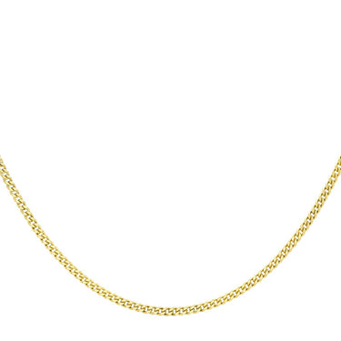 Ice Jewellery 9K Yellow Gold 30 Diamond Cut Adjustable Curb Chain 46cm-51cm - 1.13.0041 | Ice Jewellery Australia