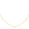 Ice Jewellery 9K Yellow Gold Solid Ball Twist Necklace 45cm - 1.13.1384 | Ice Jewellery Australia