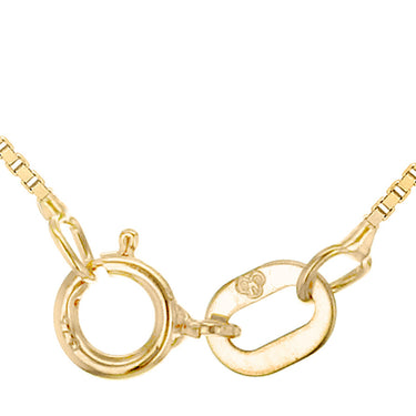 Ice Jewellery 9K Yellow Gold Solid Venetian Box Chain 40-45cm - 1.16.0020 | Ice Jewellery Australia