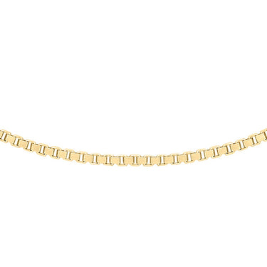 Ice Jewellery 9K Yellow Gold Solid Venetian Box Chain 45-50cm - 1.16.0021 | Ice Jewellery Australia