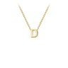 Ice Jewellery 9K Yellow Gold 'D' Initial Adjustable Letter Necklace 38/43cm - 1.19.0153 | Ice Jewellery Australia