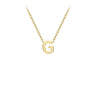 Ice Jewellery 9K Yellow Gold 'G' Initial Adjustable Letter Necklace 38/43cm - 1.19.0156 | Ice Jewellery Australia