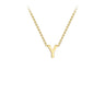 Ice Jewellery 9K Yellow Gold 'Y' Initial Adjustable Letter Necklace 38/43cm - 1.19.0174 | Ice Jewellery Australia