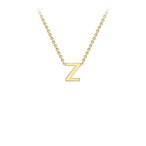 Ice Jewellery 9K Yellow Gold 'Z' Initial Adjustable Letter Necklace 38/43cm - 1.19.0175 | Ice Jewellery Australia