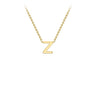 Ice Jewellery 9K Yellow Gold 'Z' Initial Adjustable Letter Necklace 38/43cm - 1.19.0175 | Ice Jewellery Australia