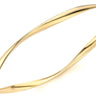 Ice Jewellery 9K Yellow Gold Organic Twist Bangle 60mm - 1.34.1491 | Ice Jewellery Australia