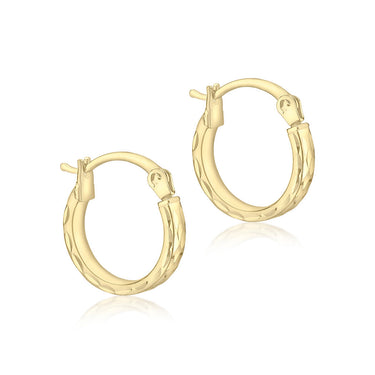 9K Yellow Gold Earrings - Ice Jewellery Australia