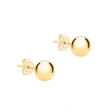 Ice Jewellery 9ct Yellow Gold 5mm Ball Polished Stud Earrings - 1.55.0593 | Ice Jewellery Australia