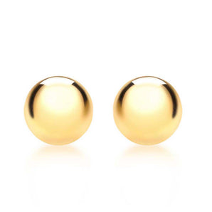 Ice Jewellery 9ct Yellow Gold 5mm Ball Polished Stud Earrings - 1.55.0593 | Ice Jewellery Australia