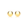 Ice Jewellery 9K Yellow Gold 8mm Ball Stud Earrings - 1.55.0623 | Ice Jewellery Australia