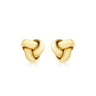 Ice Jewellery 9K Yellow Gold 8mm Knot Stud Earrings - 1.55.6249 | Ice Jewellery Australia