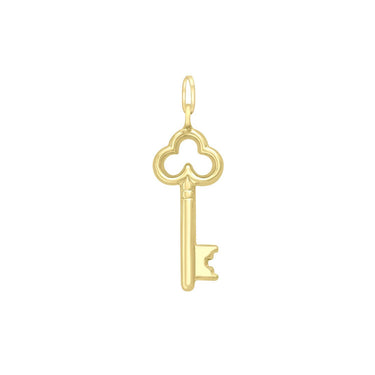 Ice Jewellery 9K Yellow Gold 8mm x 25mm Key Pendant - 1.63.2733 | Ice Jewellery Australia