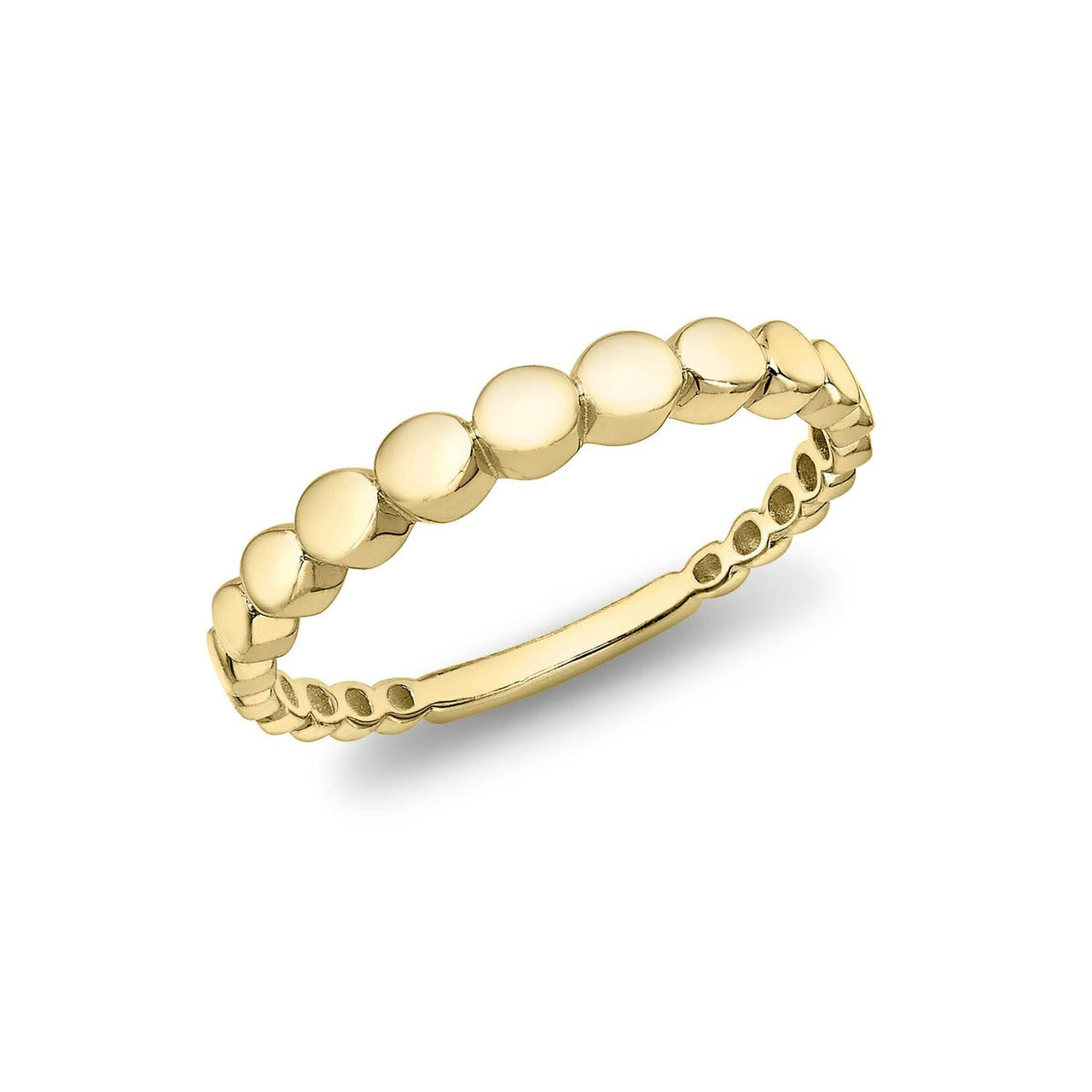 Ice Jewellery 9K Yellow Gold Graduated Circles Ring - 1.81.0130 | Ice Jewellery Australia
