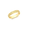 Ice Jewellery 9K Yellow Gold Diamond Cut Ribbed-Centre Band Ring - 1.85.0110 | Ice Jewellery Australia