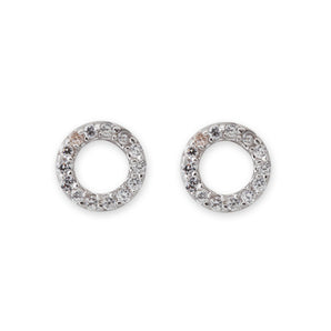 Bianc Cubic Zirconia Circle Earrings - 10100131 | Ice Jewellery Australia
