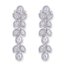 Bianc Cubic Zirconia Long Petal Drop Earrings - 10100418 | Ice Jewellery Australia