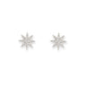 Bianc Cubic Zirconia Pave Star Stud Earrings - 10100462 | Ice Jewellery Australia