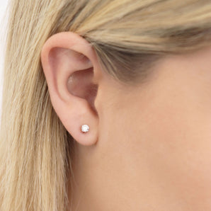 Ice Jewellery Diamond Stud Earrings with 0.40ct Diamonds in 18K Rose Gold - 18RCE40 | Ice Jewellery Australia