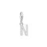 THOMAS SABO Charm Pendant Letter N Silver