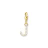 THOMAS SABO Charm Pendant Letter J Gold Plated