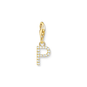 THOMAS SABO Charm Pendant Letter P Gold Plated