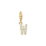 THOMAS SABO Charm Pendant Letter W Gold Plated