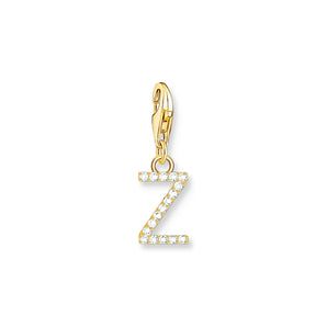 THOMAS SABO Charm Pendant Letter Z Gold Plated