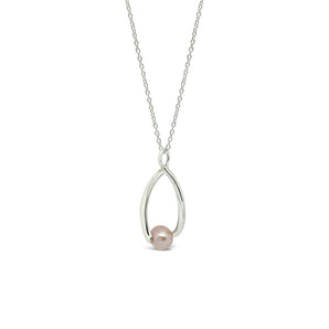 Ichu Twisted Pearl Necklace Lavander - RP0504L | Ice Jewellery Australia