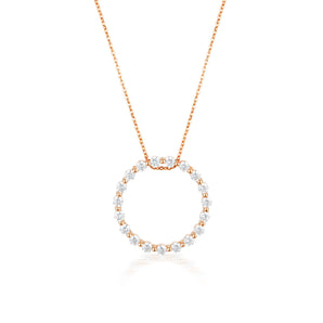 Georgini Circle Of Life Pendant - Rose Gold - IP746RG | Ice Jewellery Australia