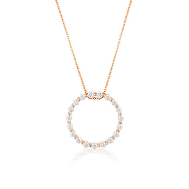 Georgini Circle Of Life Pendant - Rose Gold - IP746RG | Ice Jewellery Australia