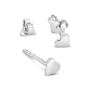 Ichu Tiny Hearts Silver Earrings - TP4007 | Ice Jewellery Australia