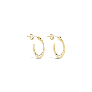 Ichu Mini Hooked Hoops Gold - TP3607G | Ice Jewellery Australia