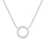 Bianc Cubic Zirconia Medium Circle Of Life Necklace - 30100267 | Ice Jewellery Australia