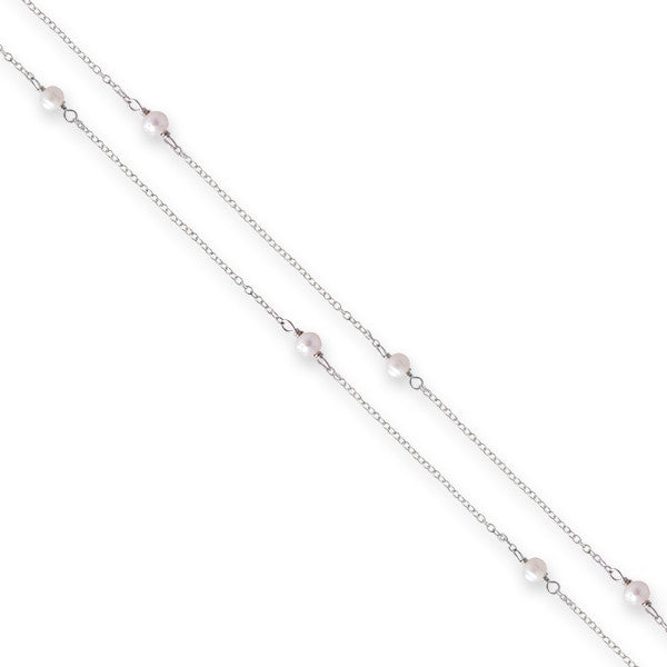 Bianc Freshwater Pearl 4mm Long Scattered Necklace - 30100376 | Ice Jewellery Australia