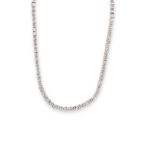 Bianc Cubic Zirconia Claw Tennis Necklace - 30100424 | Ice Jewellery Australia