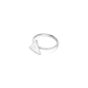 Ichu Triangle Silver Ring - CP3803T | Ice Jewellery Australia