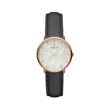 Nordgreen Native 28mm Mother of Pearl Gold Watch