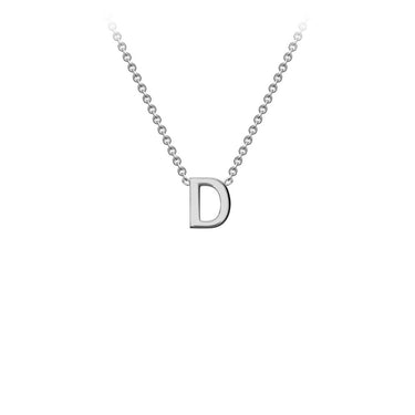 Ice Jewellery 9K White Gold 'D' Initial Adjustable Letter Necklace 38/43cm - 5.19.0153 | Ice Jewellery Australia