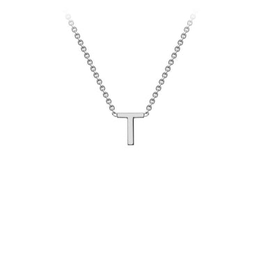 Initial Necklace - Name Necklaces - White Gold Necklaces