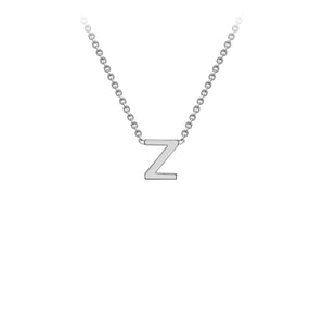 Ice Jewellery 9K White Gold 'Z' Initial Adjustable Letter Necklace 38/43cm - 5.19.0175 | Ice Jewellery Australia
