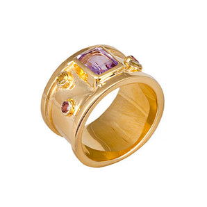Bianc Istanbul Ring Yellow Gold - 50100361 | Ice Jewellery Australia