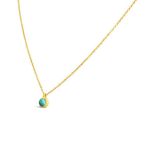 Ichu Envy Turquoise Gold Necklace - JP13104G | Ice Jewellery Australia